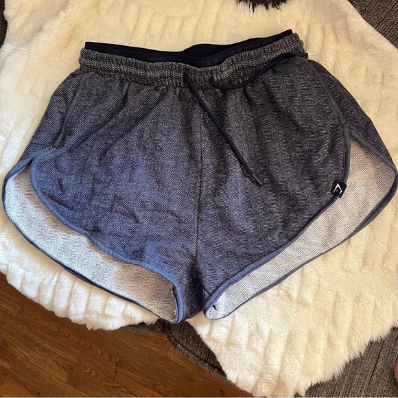 Gymshark Cotton Blend Hottie Workout Athletic Shorts (Women's M) Blue - Picture 6 of 10